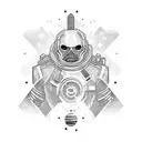 Blackhole interstellar  tattoo design idea