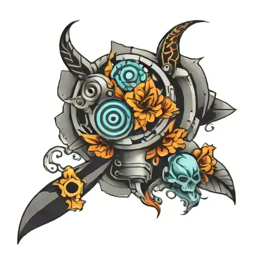 pc component tattoo design idea