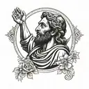 San Judas Tadeo tattoo design idea