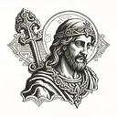 San Judas Tadeo tattoo design idea