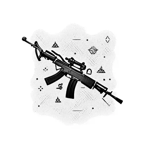 AK - 47 Realistic Tattoo by Raghunandan at ( DarkSpace Tattoos ) - YouTube