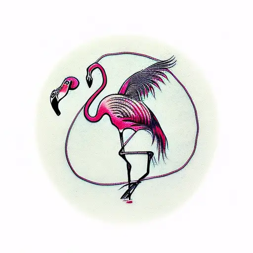 Tattoos and Tattoo Art - Great Flamingo tattoo by Iwan Yug!!!  https://www.instagram.com/iwan_yug/?hl=en | Facebook