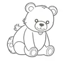 teddy bear tattoo design idea