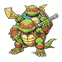 teenage mutant ninja turtles tattoo design idea