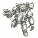 bioshock big daddy tattoo design idea