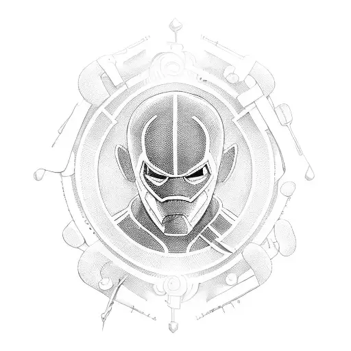 Superhero Surgeon tattoo design idea