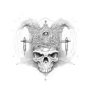 medical hero tattoo design idea