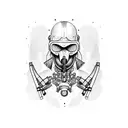 medical hero tattoo design idea