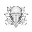 Superhero Surgeon tattoo design idea