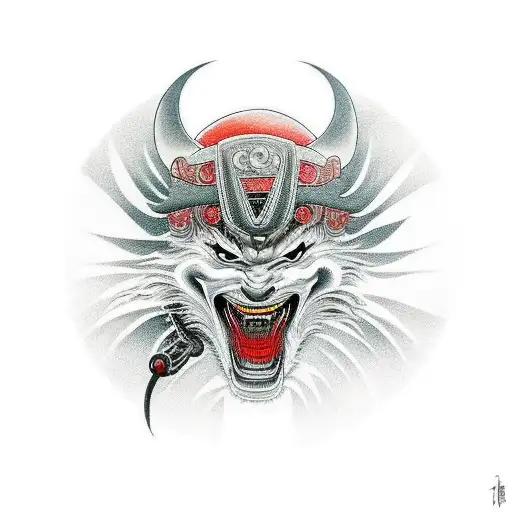 jdm car, rising sun, samurai tattoo design idea