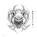 jdm car, rising sun, samurai tattoo design idea