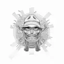 straw hat 5th gear wanted poster  tattoo design idea