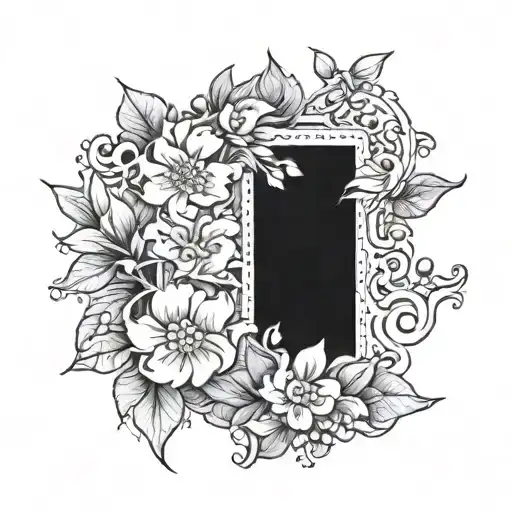 babies birth date tattoo design idea