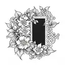 babies birth date tattoo design idea