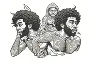 L 3005 childish gambino tattoo design idea