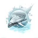 ocean water  imagination tattoo design idea