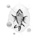 ocean water fish imagination tattoo design idea