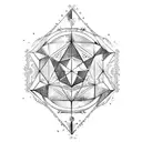 capricorn zodiac sign with astral sagittarius constellation tattoo design idea