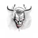 demon mode zoro one piece tattoo design idea