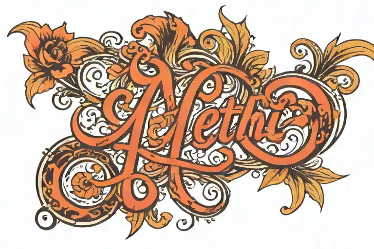 alethi script font tattoo design idea