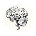 libra brain vs heart  tattoo tattoo design idea