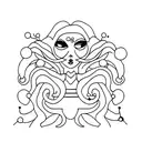 nude lady tattoo design idea