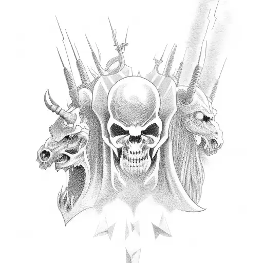 four horseman  of apocalypse  tattoo design idea