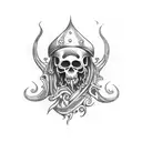 davy jones tattoo design idea