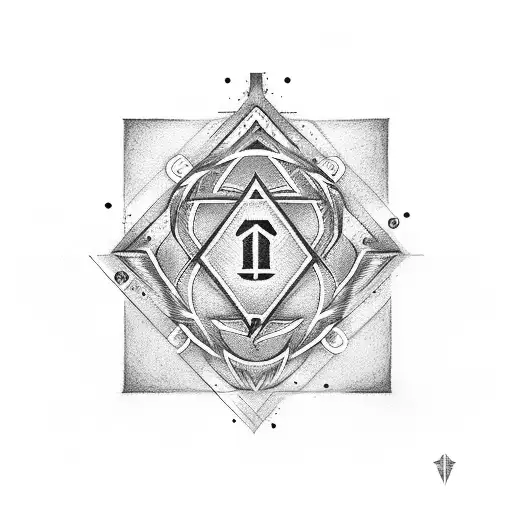 the name "Gary Anderson" and a recycling symbol tattoo design idea