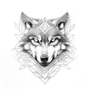 rose, wolf, eagle, sleeve. tattoo design idea