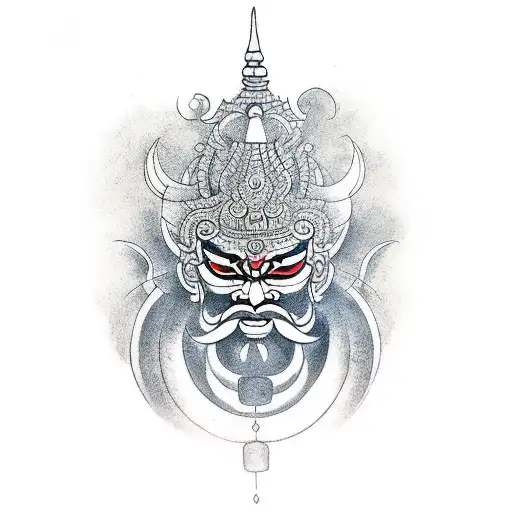 ravana tatoo tattoo design idea