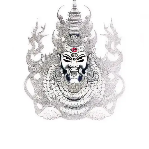 ravana tatoo tattoo design idea