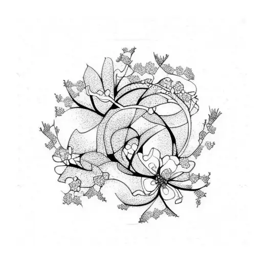 Cherry Blossom tattoo design idea