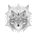 kitsune tattoo design idea