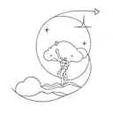 And miles to go before I sleep tattoo design idea