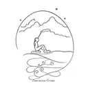 And miles to go before I sleep tattoo design idea