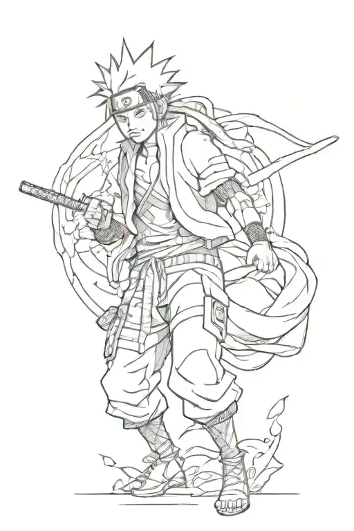 Naruto tattoo design idea