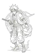 Naruto tattoo design idea