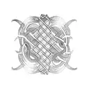 celtic snake tattoo design idea