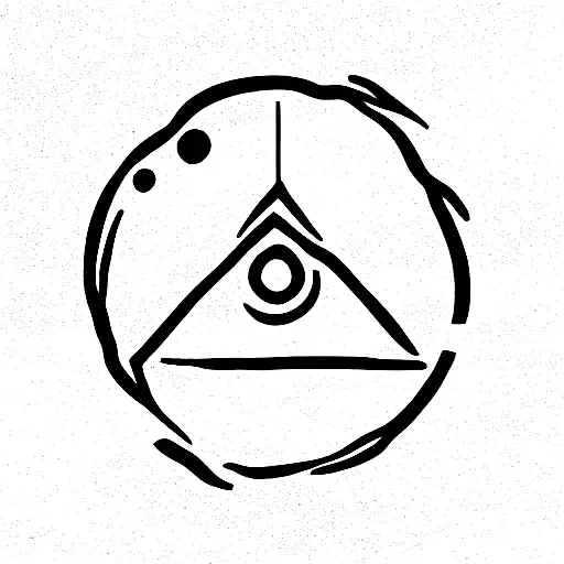 phi symbol tattoo design idea