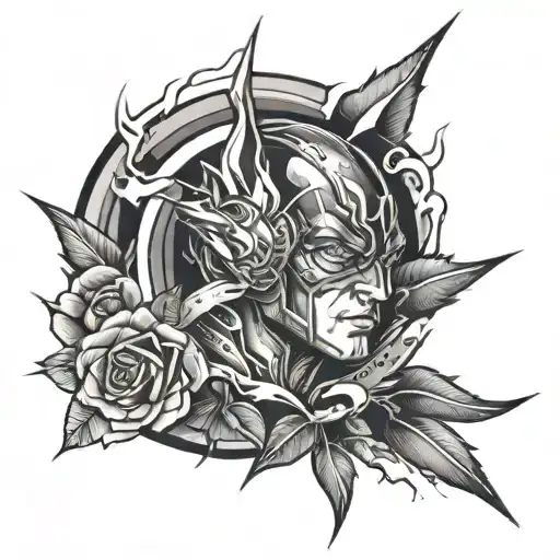 Flash tattoo design idea