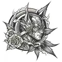 Flash tattoo design idea