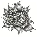 Flash tattoo design idea