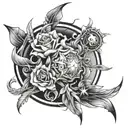 Flash tattoo design idea