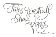 "this too shall pass written tattoo design idea