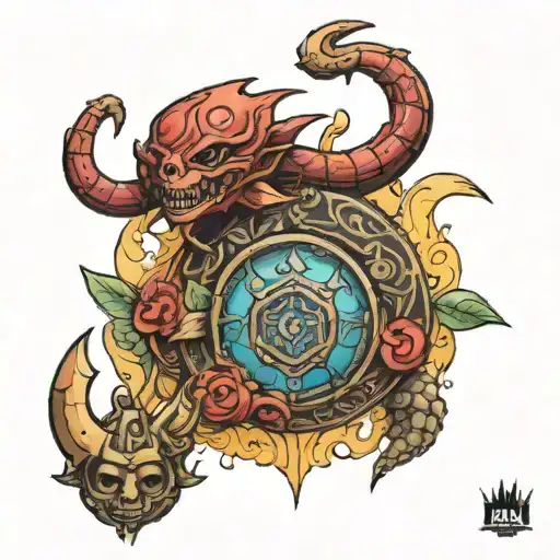 morrowind tattoo design idea