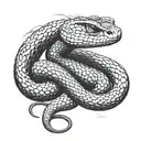 moneky king cobra wrapped tattoo design idea