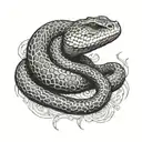 moneky king cobra wrapped tattoo design idea
