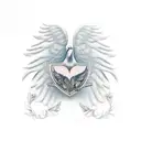 Dove tattoo design idea