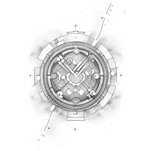 text "All you need is Love" in style of "Yellow Submarine" cartoon tattoo design idea